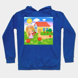 Cartoon girl I’m summer Hoodie